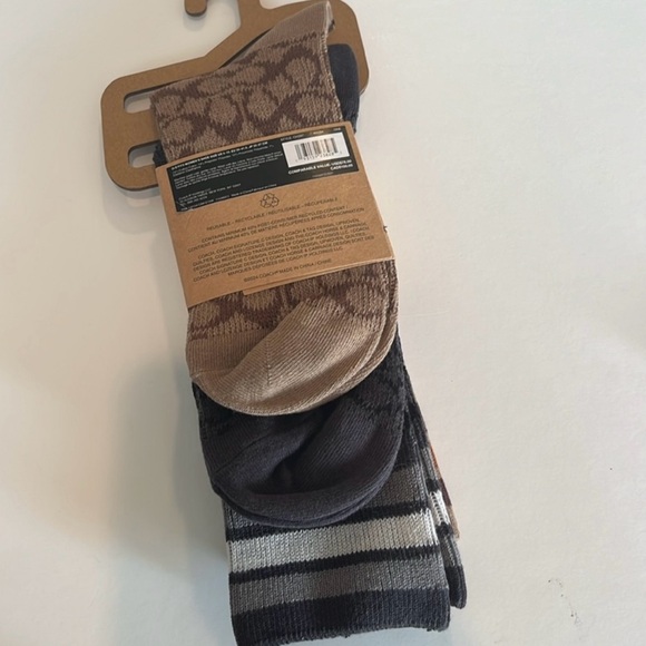 NWT Coach Signature Calf Socks - Picture 3 of 16